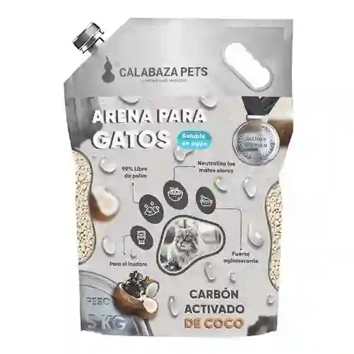 Arena Calabaza Soluble En Agua Carbon Activo 10 Kg