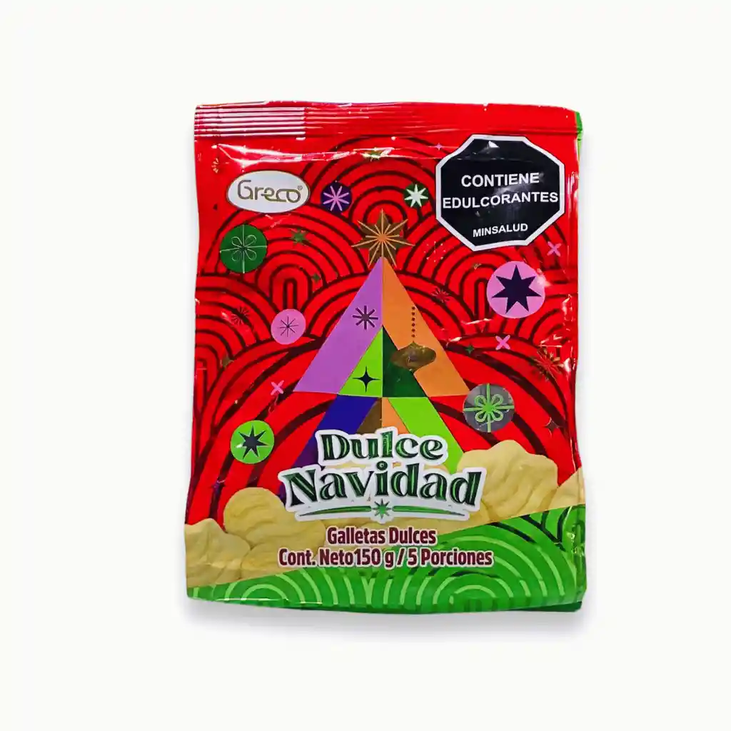 Galletas Greco En Bolsa Dulce Navidad 150 Gr