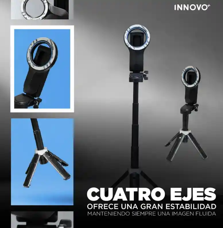 Trípode Celular Magsafe Quadpod K13 Soporte Magnético Altura Ajustable