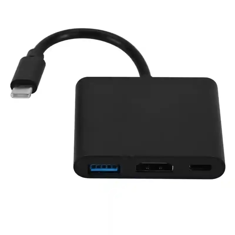 Adaptador Tipo Usb C A Hdmi, 3 En 1 , 3.0, Retro Carga