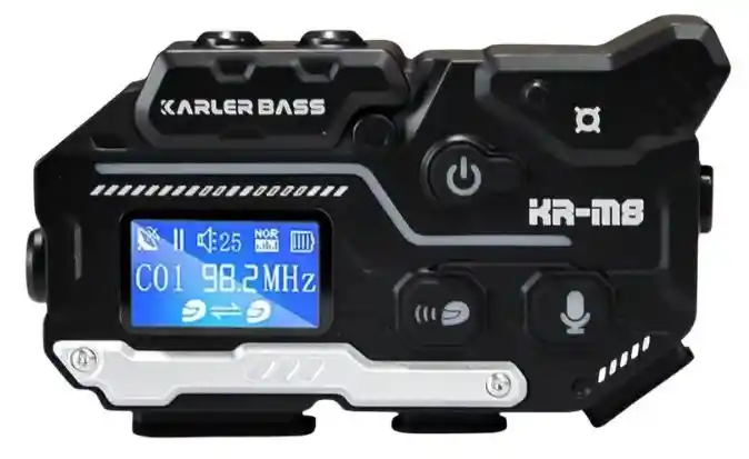 Intercomunicador Moto Kr-m8 Bluetooth Ip66 | Manos Libres Música Fm