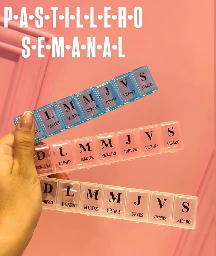 Pastillero Con Los Dias De La Semana Surtido