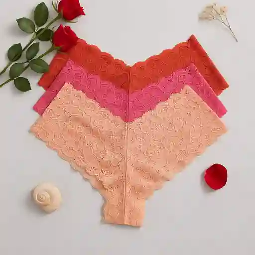 Panty Pack X3 Encaje Comfort – Delicate Edition