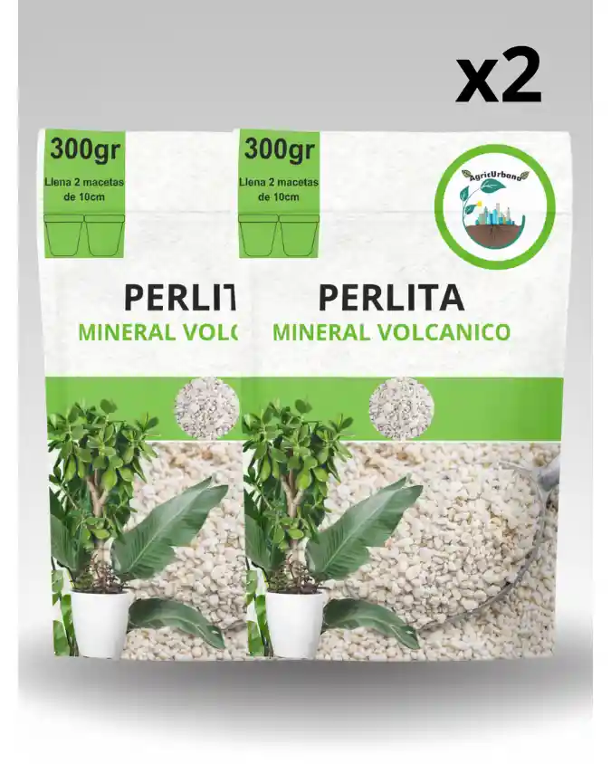X2 Perlita Aligerar Sustrato Componente Acompañante Planta Hogar Materas Porosa
