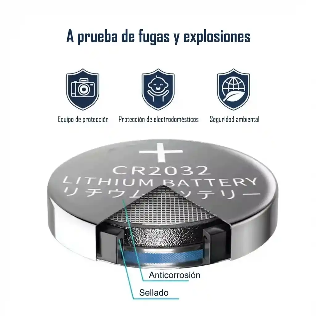 Pila Bateria Litio Cr 2032 3v De Boton Redonda Unidad