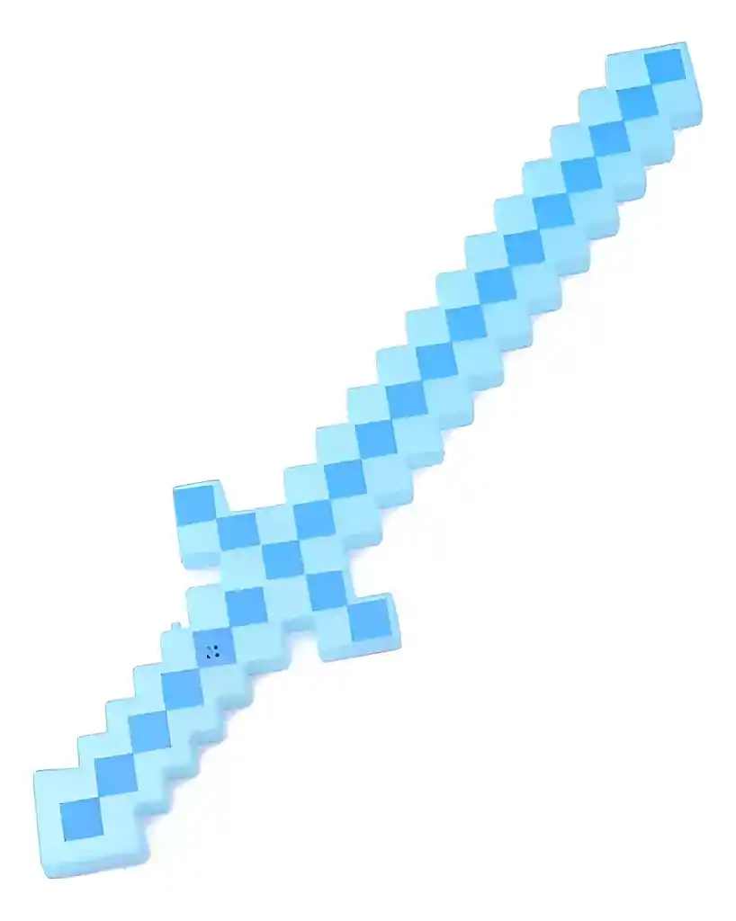 Espada Minecraft Juguete Con Luz Y Sonido Varios