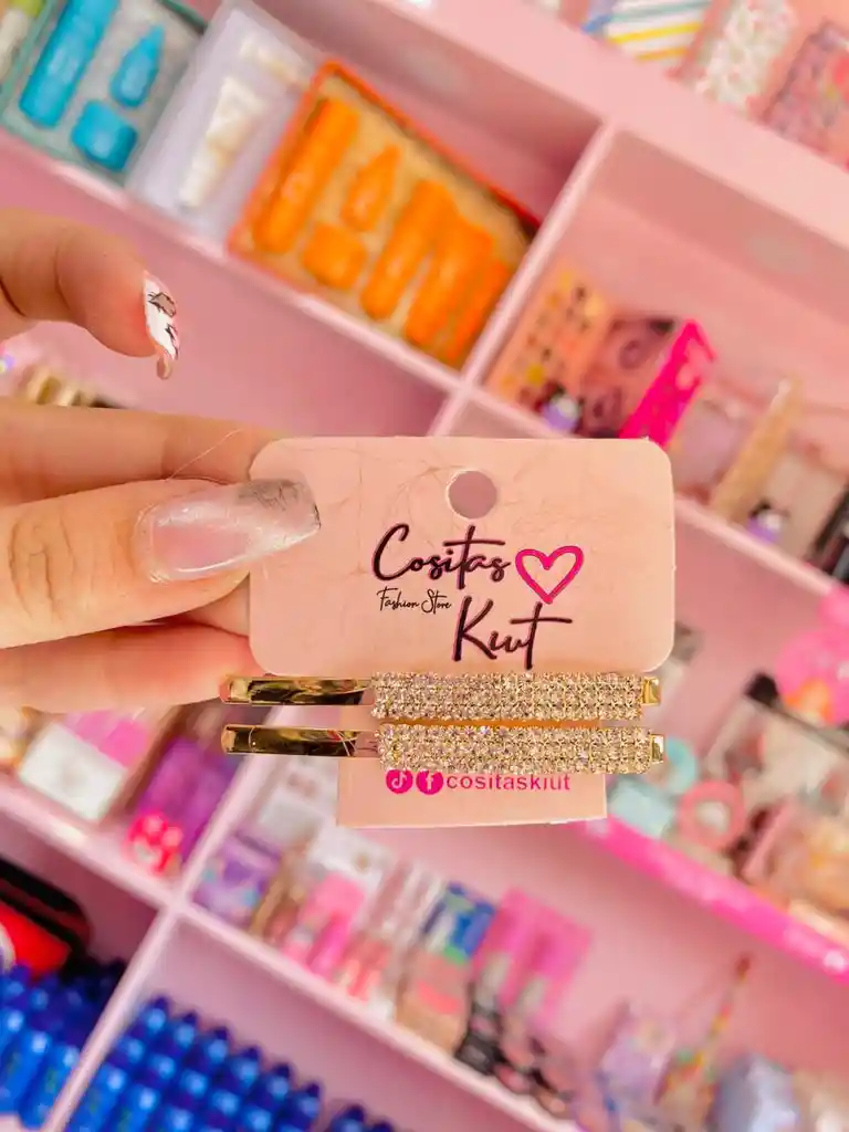 💖 Pinzas Murano Deluxe X2 – Dorado O Plateado 💖