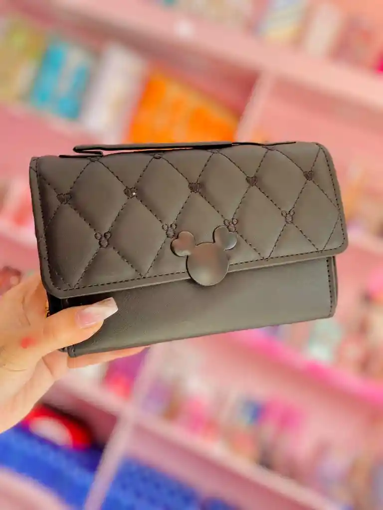 👜 Bolso Acolchado Cute Con Diseño De Mickey ✨