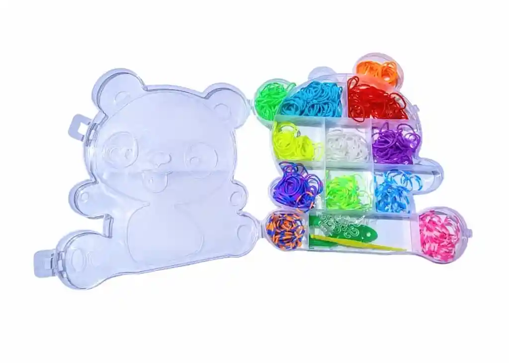 Kit Loom Bands Para Hacer Manillas De Caucho, Loom Bands