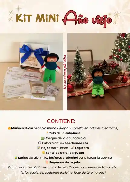 Kit De Año Viejo 2025 - Tradición Colombiana - Fin De Año