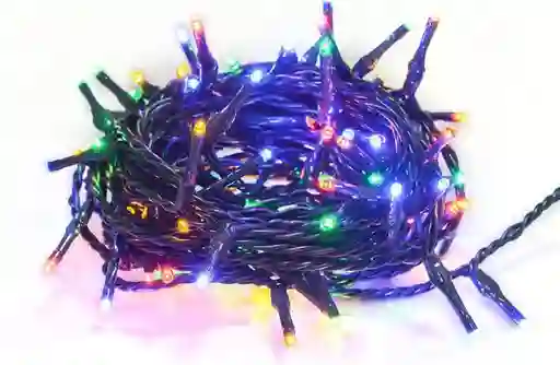 Luces De Navidad Multicolor 8 Metros 100 Bombillos