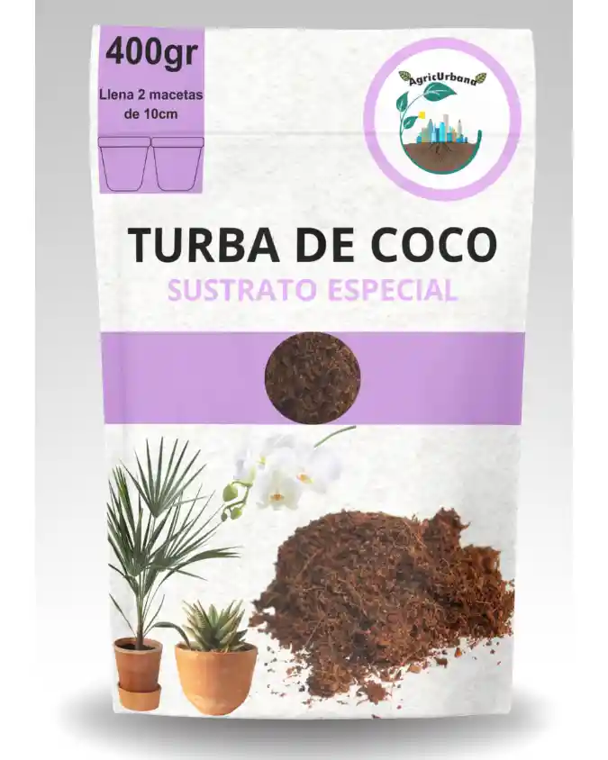 Turba Coco Sustrato Planta Aireación