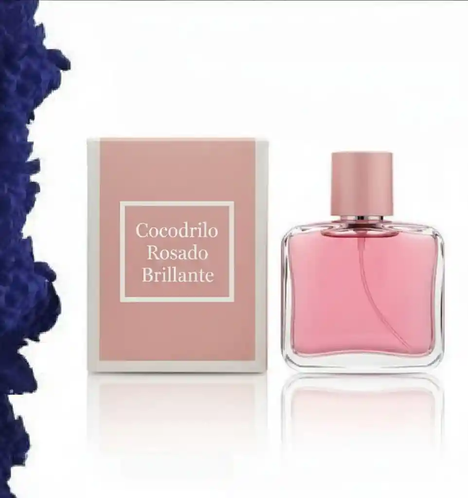 Perfume Fragancia Mujer Cocodrilo Rosado Brillante