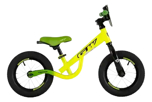 Bicicleta Niño Niña Equilibrio Rin 12 Gw Freeride Amarillo Amarillo Limón