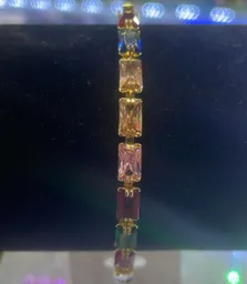 Pulsera Diamantes De Colores