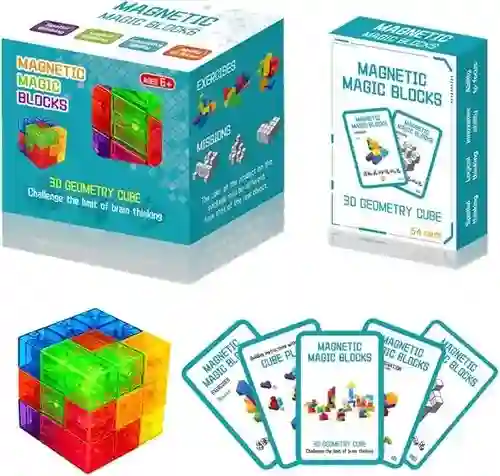 Juego Cubo Soma Magnético 3x3 Didáctico Mental Imán Puzzle