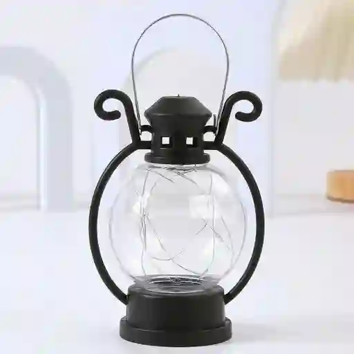 Linterna Decorativa Con Luz Led Funciona Con Pila