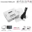 Adaptador Video De Hdmi A Av (rca) 1080p