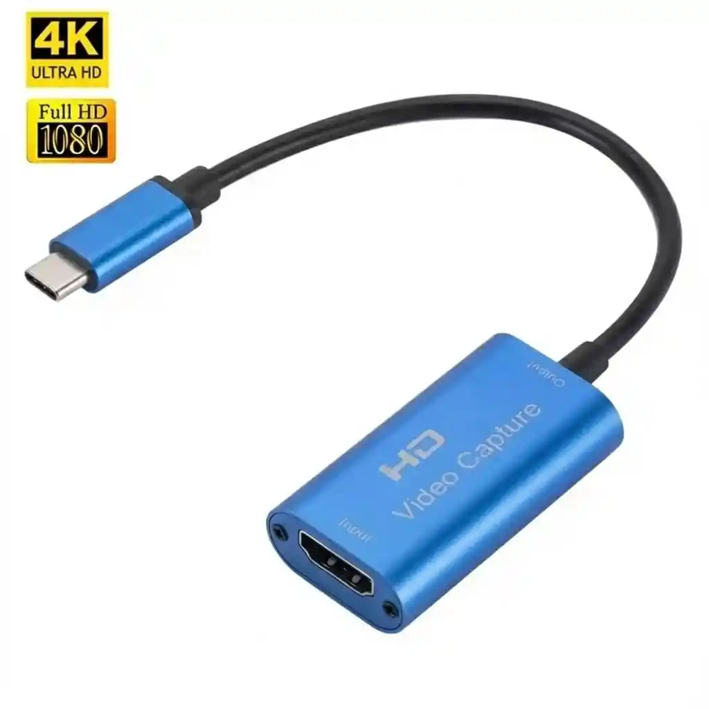 Capturadora De Video Tipo Usb C 1080p