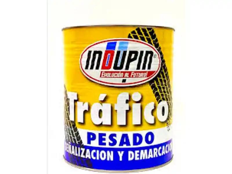 Octavo De Pintura Trafico Pesado Para Vias , Parquederos Y Sardineles Negro, Transvasado