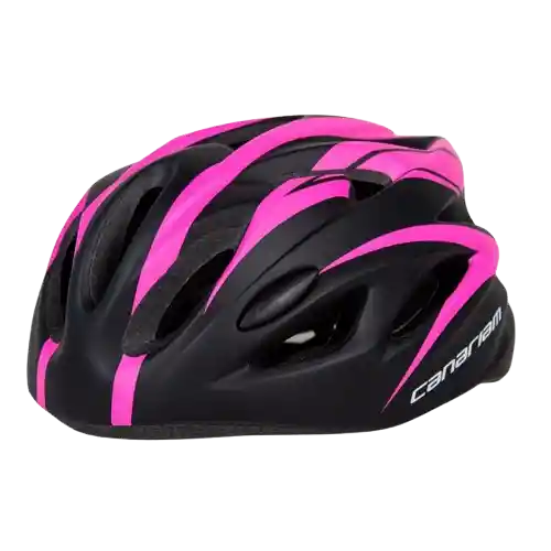 Casco De Patinaje Canariam Negro/fucsia | Talla M
