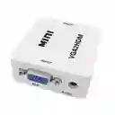 Adaptador De Video De Vga A Hdmi 1080p Con Audio