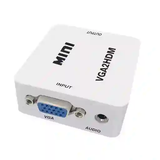 Adaptador De Video De Vga A Hdmi 1080p Con Audio