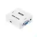 Adaptador De Video Hdmi A Vga 1080p Con Audio