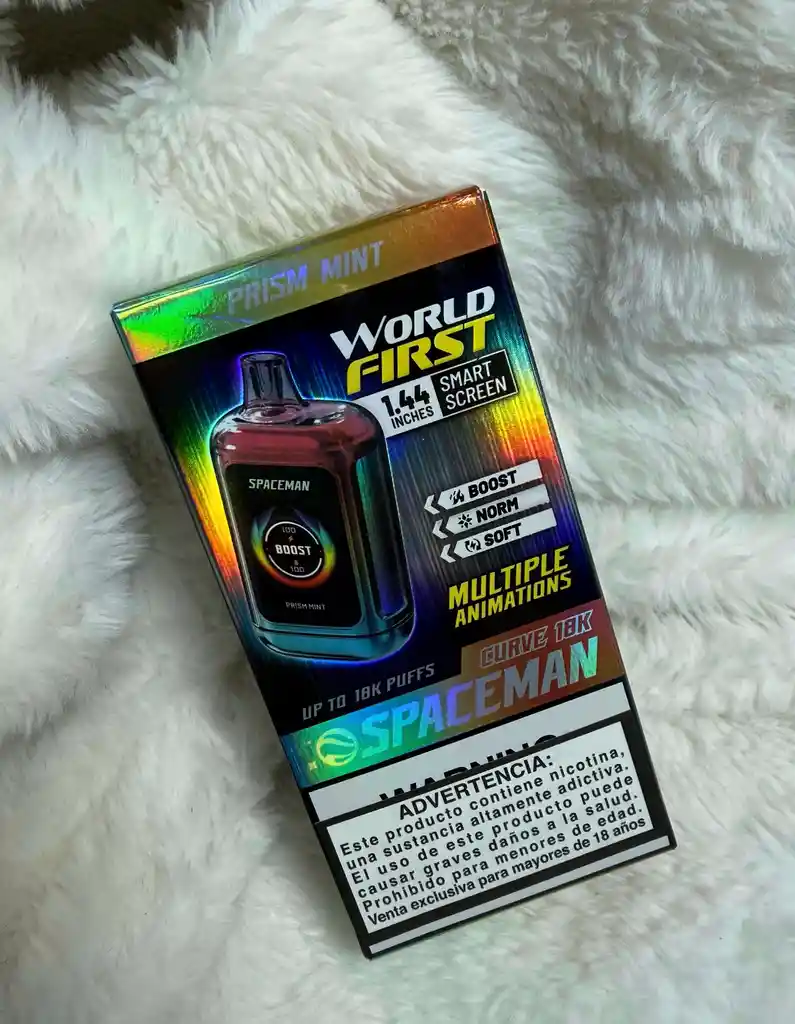 Vaporizador 18,000 Puffs - Spaceman Curve 18k - Prism Mint