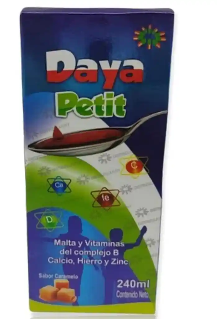 Daya-petit Malta Vitaminas Del Complejo B Calcio Hierro Y Zinc