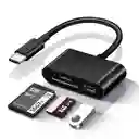 Adaptador Otg Tipo Usb C 3.0 Sd Micro Sd Usb