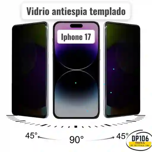 Iphone 17 Vidrio Antiespia Templado