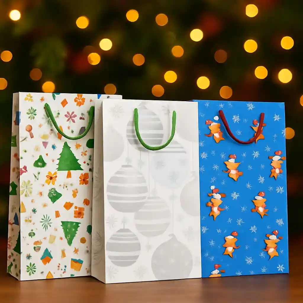 🎄🛍️ Bolsa De Regalo Navideña Jumbo 56×38 Cm 🛍️🎄