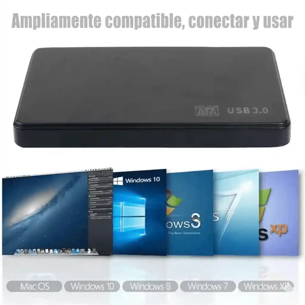 Adaptador Usb 3.0 Enclouser Disco Duro Externo Hdd Sdd