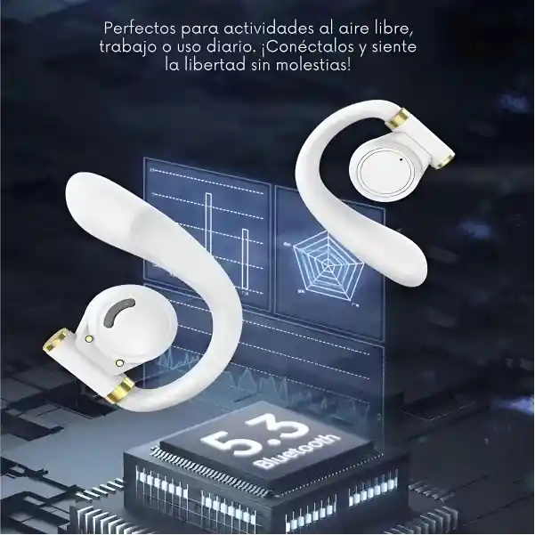 Audífonos Inalambricos Conducción Osea Externo