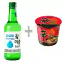 Soju Jinro Fresh Y Pasta Shin Ramen Vaso
