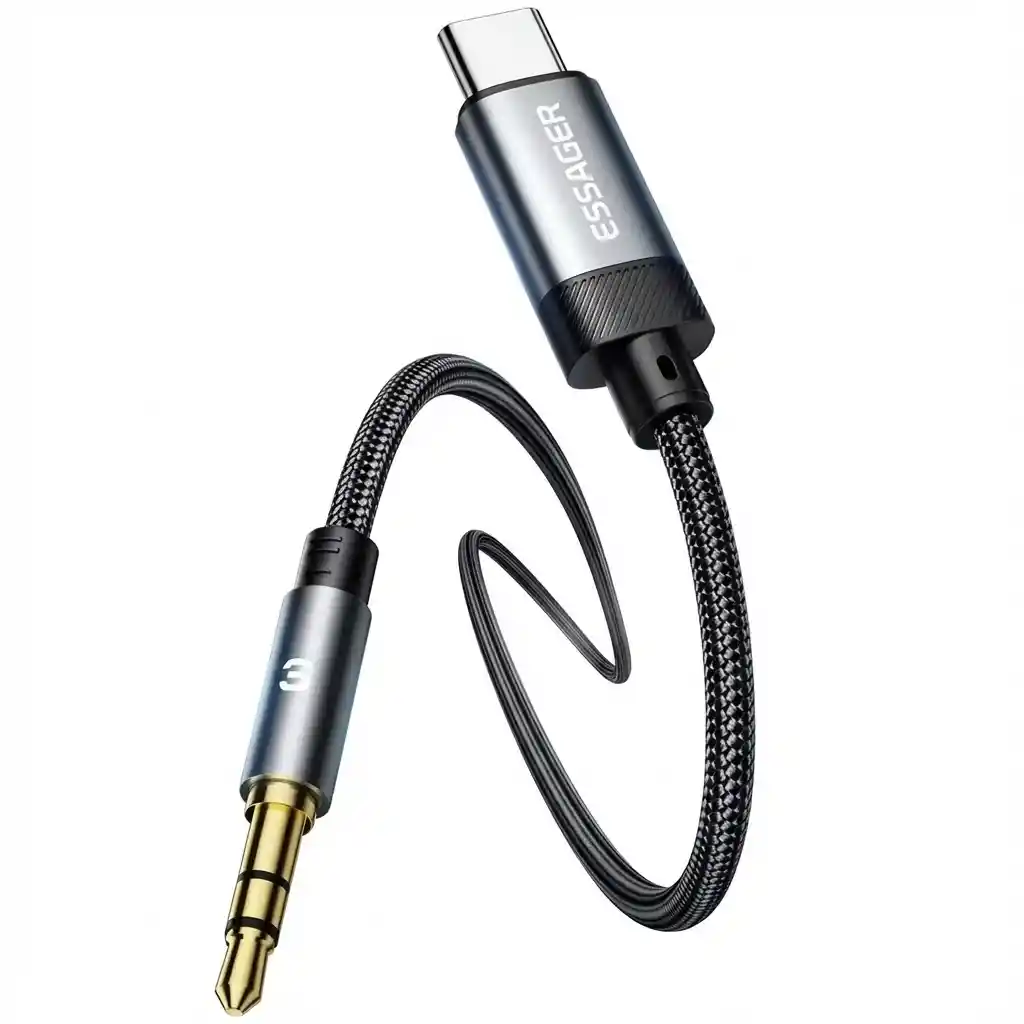 Adaptador Usb C A Jack 3,5mm Audio
