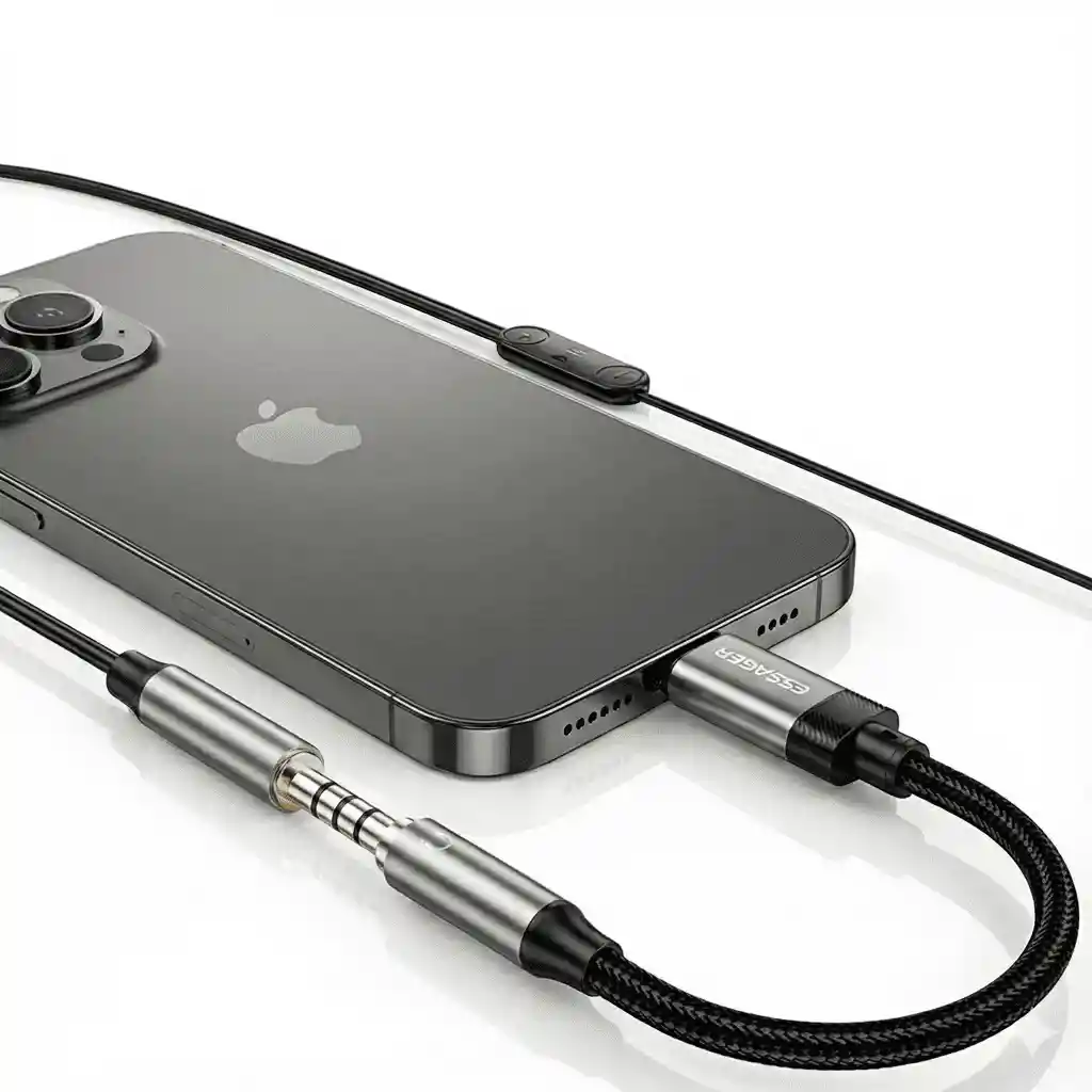 Adaptador Iphone Lighting A Audifonos 3.5mm