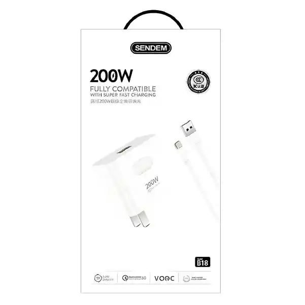 Cargador Tipo C – 200w