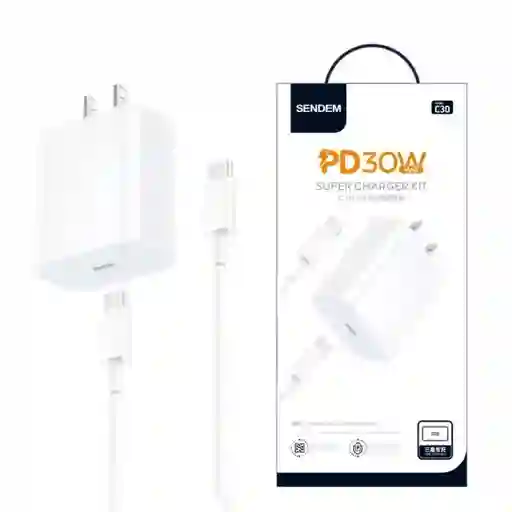Kit Cargador Tipo C – 30w