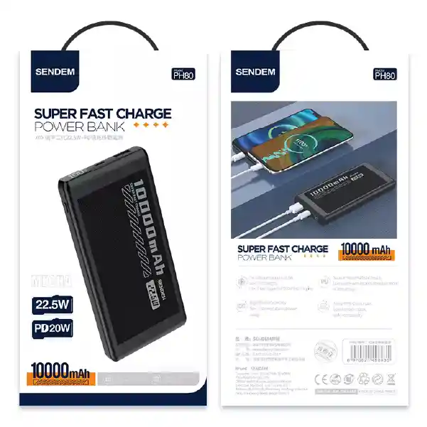 Power Bank Carga Rápida 10000mah