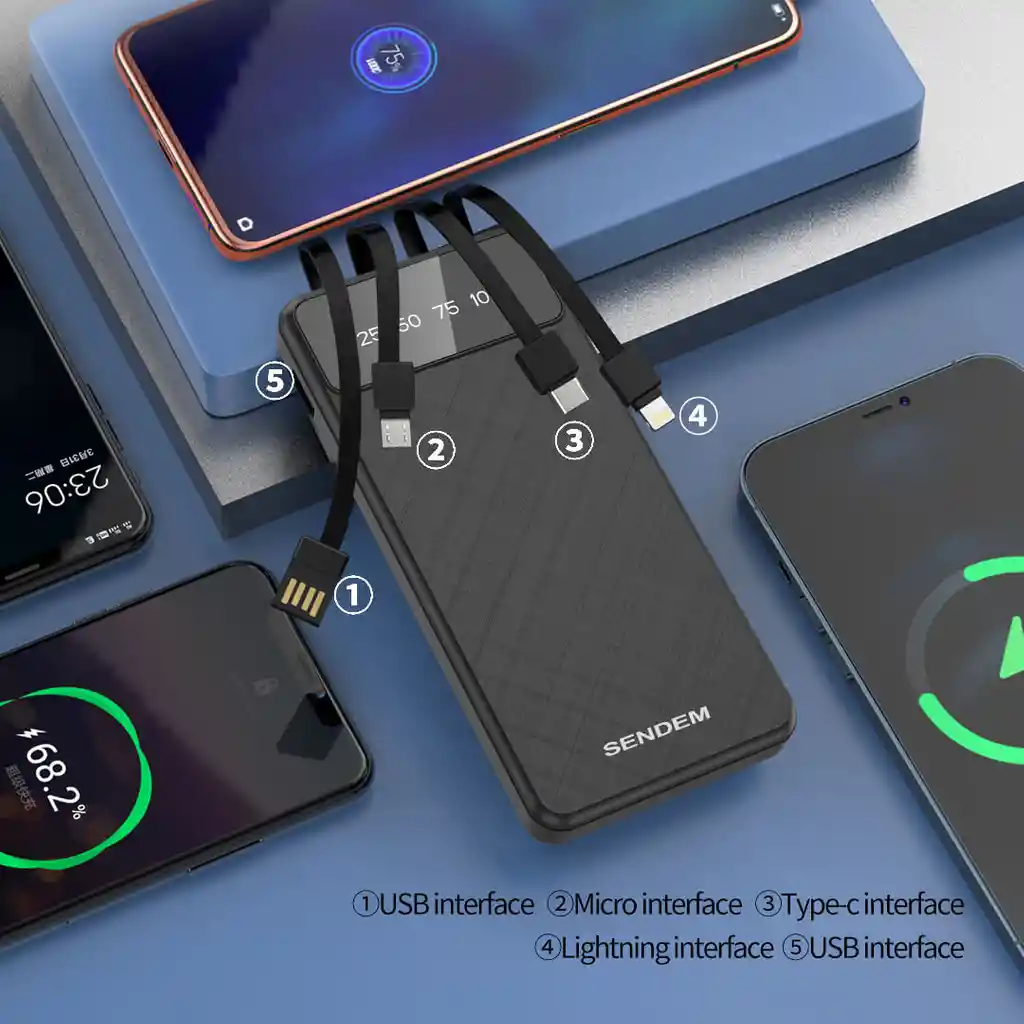 Power Bank Carga Simultánea 10000mah