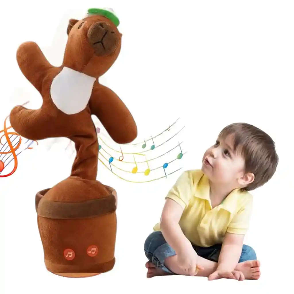 Muñeco Recargable Bailarín Imitador De Sonidos Musical