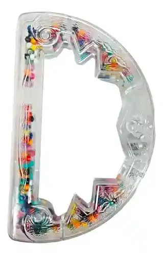 Pandereta Navideña Con Luces Led Maracas Para Novenas