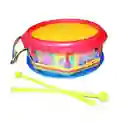 Juguete Tambor Musical Incluye 2 Baquetas Infantil Navidad