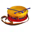 Juguete Tambor Musical Incluye 2 Baquetas Infantil Navidad