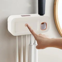 Soporte Para Cepillo De Dientes Limpiador Y Soporte