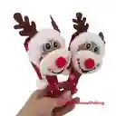 Navidad Par Maracas Con Luz Navidad Reno Merry Christmas