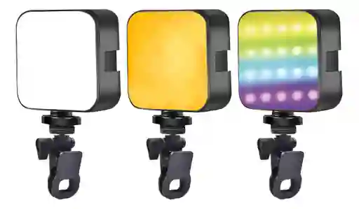 Flash Blanco Y Rgb Con Clip Para Celular