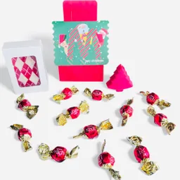 Regalo Especial Divertida Noche De Velitas Y Navidad Con Calcetines - Regalo De Navidad - Ancheta Regalo Familiar O Empresarial